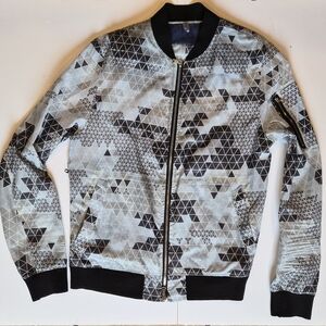 EFM Engineered for Motion Donrad Duncan Geometric Bomber Jacket - Small
